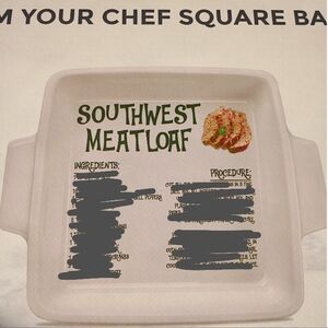 White Stoneware Baking Dish Recipe Dish Bakeware Kitchen Decor